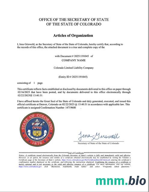 USA, Colorado, organizacja Artystyczna Word i PDF szablon